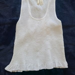 Scrunched crop top tank